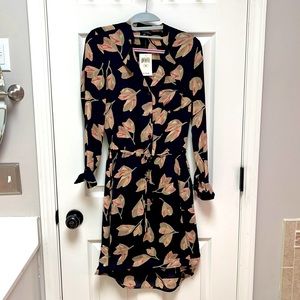 Lucky Brand Leaf Dress, NWT, Size XS